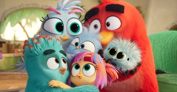 Scene uit Angry Birds 3.