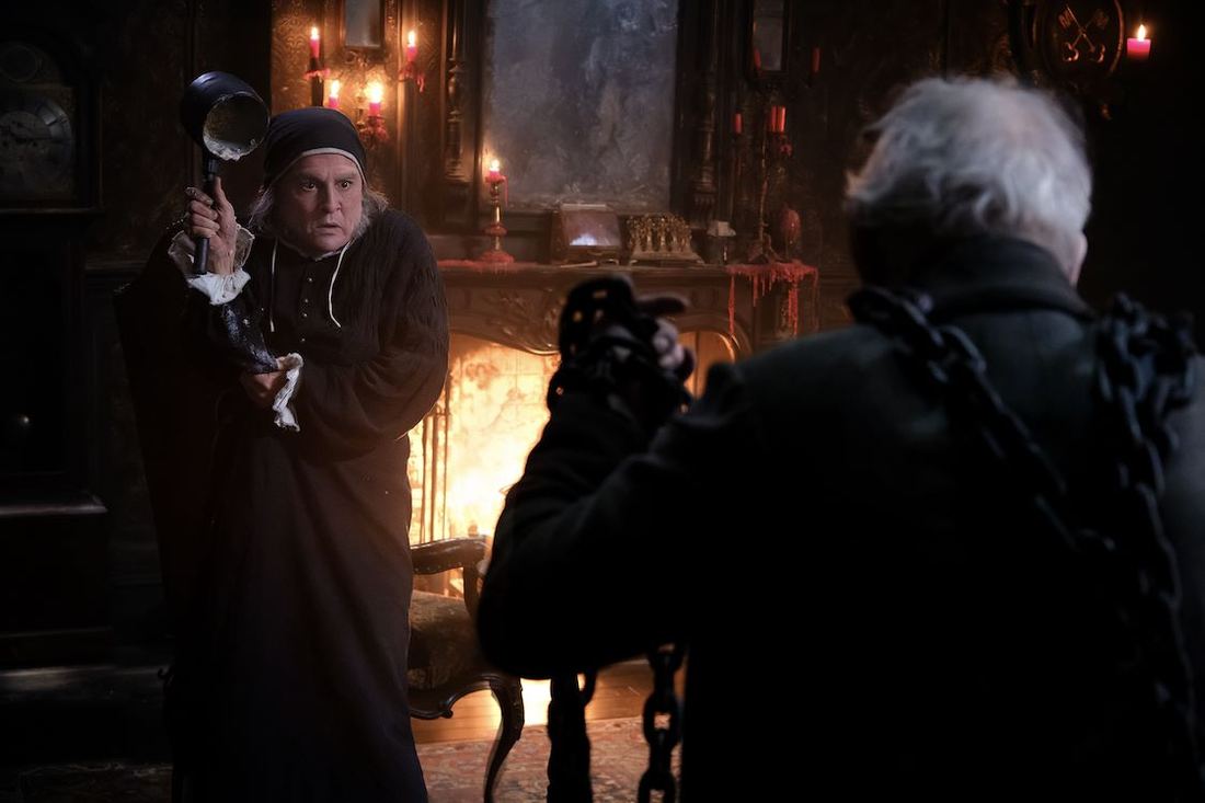Scene uit Ebenezer: A Christmas Carol.