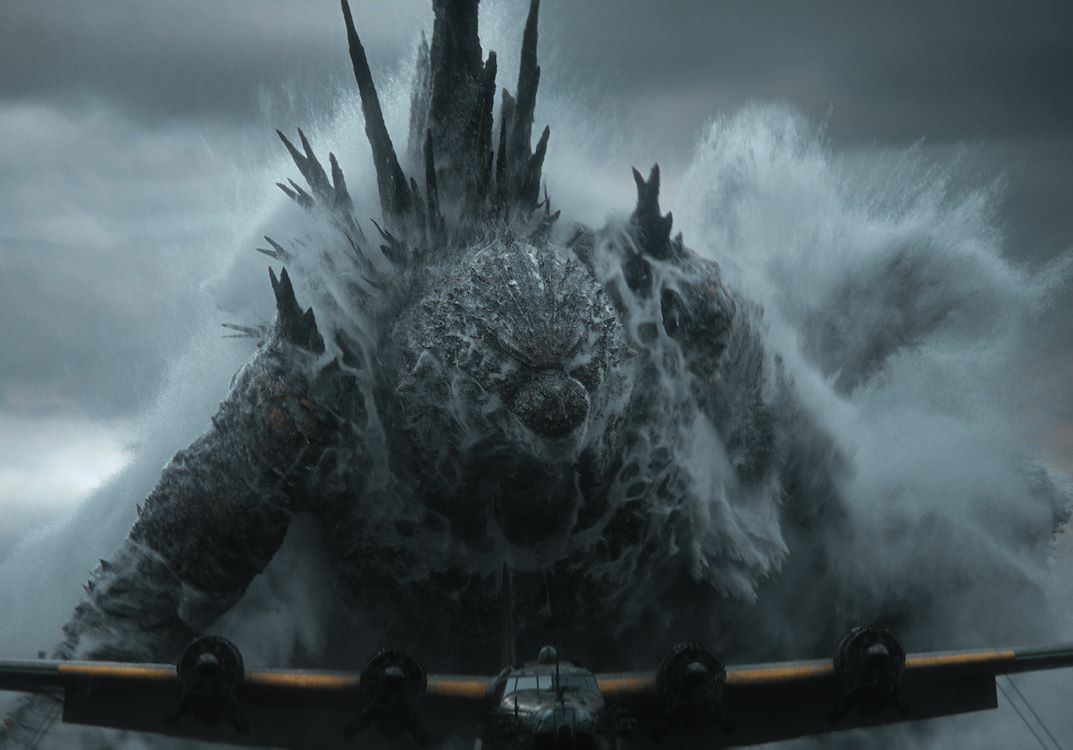 Scene uit Godzilla Minus Zero.