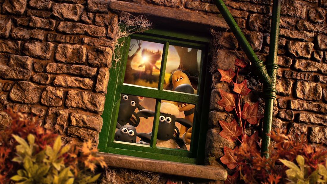 Scene uit Shaun het Schaap: Het Beest van de Boerderij.